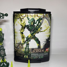 Lego Bionicle Green Tesara Jungle Glatorian Vastus Incomplete 8986