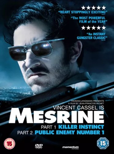 Mesrine: Killer Instinct/Public Enemy No. 1 DVD (2010) NEW