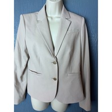 Calvin Klein NWT Women s Blush Beige Blazer Suit Jacket Sz 8 Career Professional
