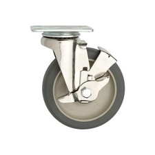 Metro B5PB Swivel Plate Caster 5" Polyurethane 300lb Capacity