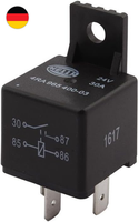 Hella 4RA 965 400-031 Relais, Arbeitsstrom - 24V - 4-Polig - SchließEr - Mit Hal