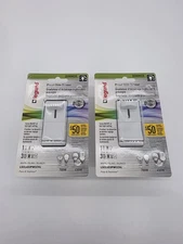 2-Pack LEGRAND SLIDE DIMMER PASS & SEYMOUR DECORATOR LIGHT LSCL453PWCCV4 White