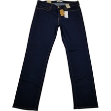 Levi's Women's Denim 314 Shaping Straight Jean Size 34 x 32 Dark Wash