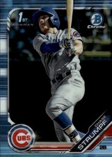 2019 Bowman Draft Chase Strumpf #BDC-178 Chrome Sky Blue Refractor Chicago 4L