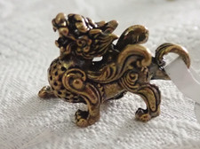 Brass Dragon 3d Pendant
