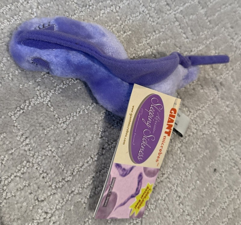 Giant Microbes Plush Sleeping Sickness With Tags