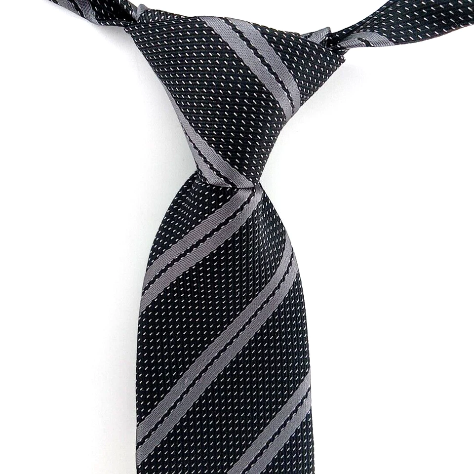 Corbata The Childrens Place bebé/niño pequeño 6-9-12-18 Mos negra/gris corbata bonita Foto 3 de 4