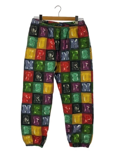 Pantalon de survêtement Supreme Other Bottom S coton multicolore tous motifs blocs occasion