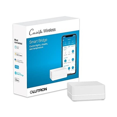 Lutron Caseta Smart Lighting Smart Hub for Light Bulbs/L-BDG2-WH - White