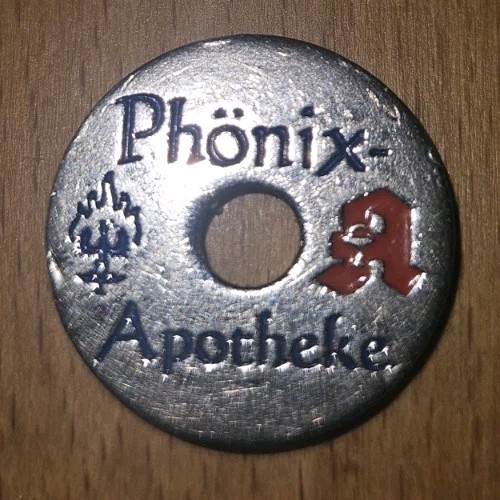 Phönix Apotheke Frankfurt Einkaufswagenchip EKW CHIP Jeton - Bild 1 von 2