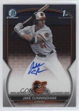 2023 Bowman Draft Chrome Prospect Auto Jake Cunningham #CDA-JCU Auto 0ok8