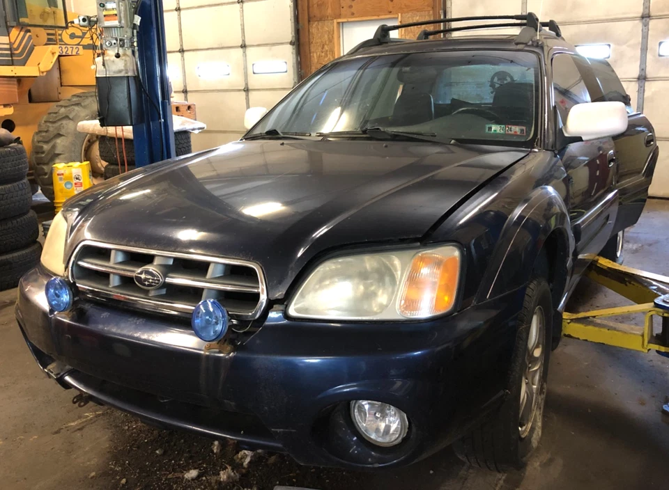 2005 Subaru Baja moldura de porta (motorista traseiro) 2003-2006 - Imagem 2 de 4