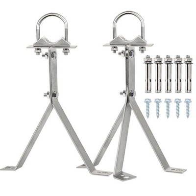 XRDS-RF Antenna Wall Mount Heavy-Duty Stand Off Wall Mast 14 Inch 2-Leg + 3-Leg