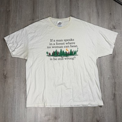 Mens Vintage Alstyle Apparel Graphic T-Shirt  Is He Still Wrong  XXL