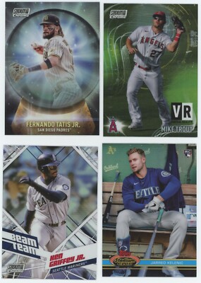 2021 Topps Stadium Club Chrome Baseball INSERTS ONLY Complete Your Set You Pick