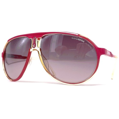 NOS vintage CARRERA "CHAMPION" sunglasses - Italy - Original - Burgundy/Crystal - Imagen 2 de 10