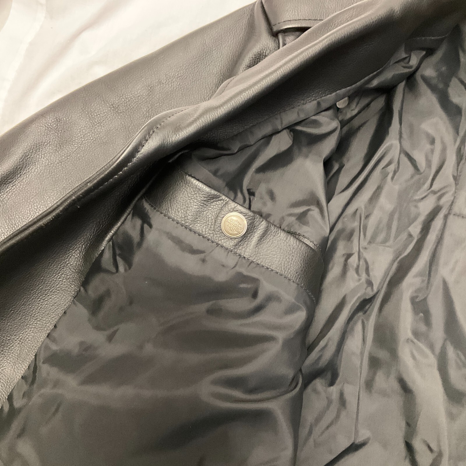 Harley Davidson Basic Skins Leather Motorcycle Ja… - image 9