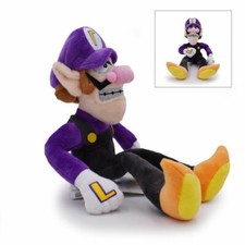 Nuovo 11" Super Bros Waluigi Peluche Morbido Peluche Bambola Bambini Natale Compleanno Regalo