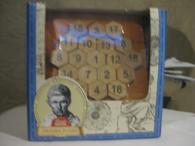 Aristotle's Number - Wooden Puzzle Math Brain Teaser | eBay