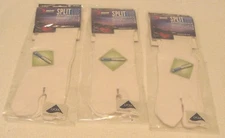 3 Pair Born 2 Run B2R SplitToe Performance CoolMax Running Socks (Size Small)
