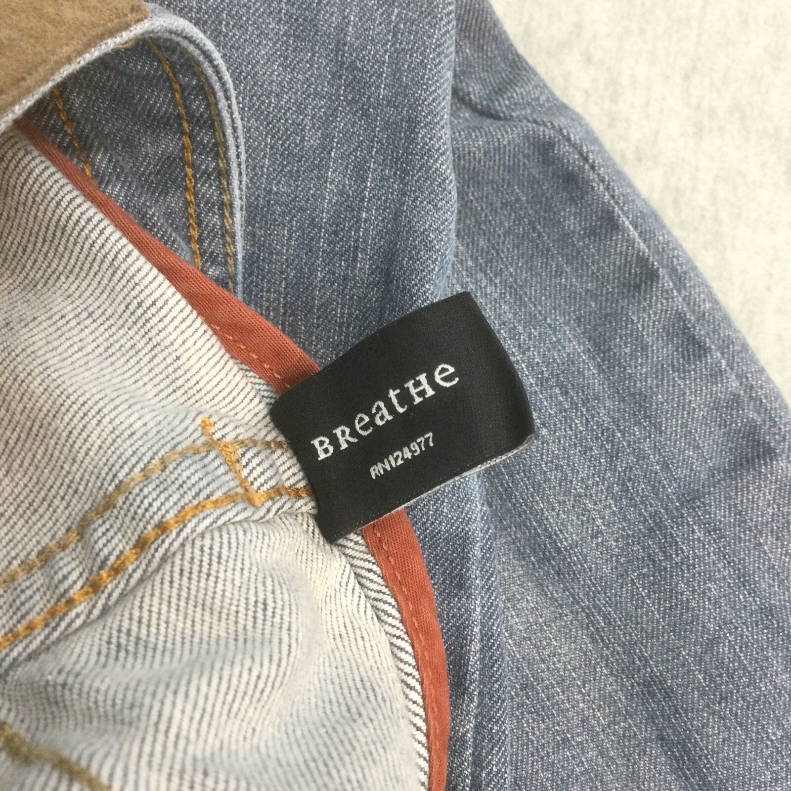 Prana Breathe Jeans Mens 38 x 34 Slim Fit Stretch Light Wash Blue Denim Straight