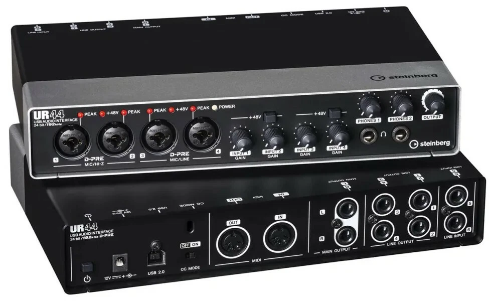 Steinberg UR44 Audio Interface - Black