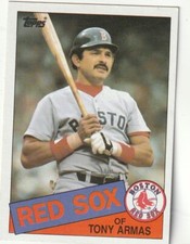 FREE SHIPPING-MINT-1985 Topps Tony Armas #785 RED SOX PLUS BONUS CARDS