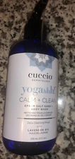 Cuccio Somatology Yogahhh! Calm + Clean Epsom Salt Hand + Body Wash 8 oz