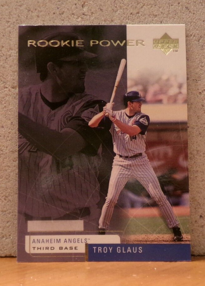 UPPER DECK 1999 ROOKIE POWER BASEBALL CARD ANAHEIM ANGELS TROY GLAUS eBay