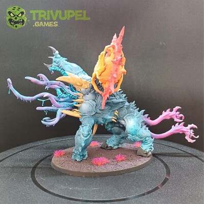 Auftragsgemälde Chaos Space Marines Thousand Sons Mutalith Wirbelbestie
