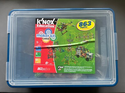 K'NEX Education, Makers Kit Large Kids Building Set, 863 Teile Stem Learning