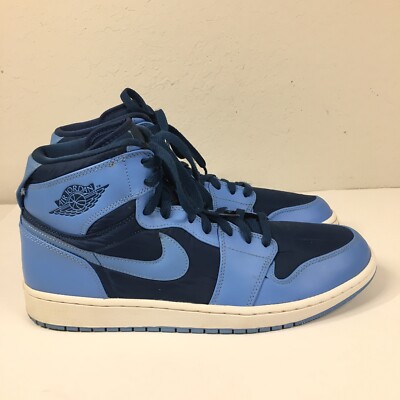 Jordan 1 High French Blues UNC Colorway NCAA Basketball Shoes Men s Size 12