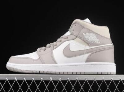 Nike Air Jordan 1 Mid Linen Men's Size 12 554724-082 Brand New