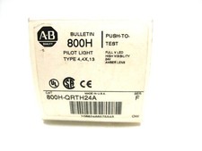 Allen Bradley 800H-QRTH24A Pilot Light 800HQRTH24A NEW, SURPLUS