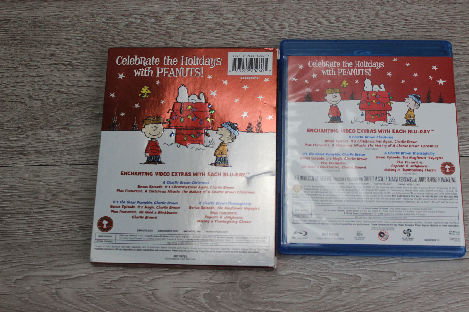 Peanuts Holiday Collection (Bluray Disc, 2011, 3Disc Set, Deluxe