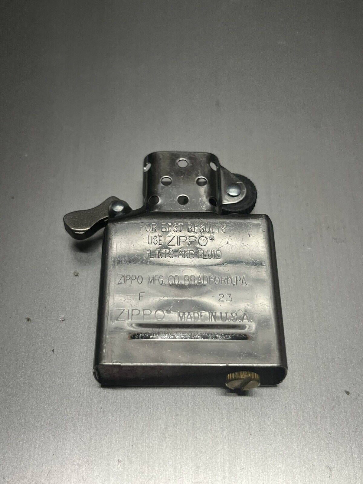 New Authentic Zippo replacement fluid lighter insert brand new never used. Available Now for 5.95