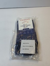 COMRAD Crew Compression Socks, Blue, Medium (...