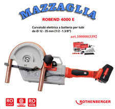 ROTHENBERGER CURVATUBI A BATTERIA ROBEND 4000 E - SET 15-18-22-28mm 1000003392