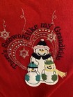 M&C Sportswear Women’s Red T-shirt “There’s Snowone Like My Grandkids”, Size PM — photo 3