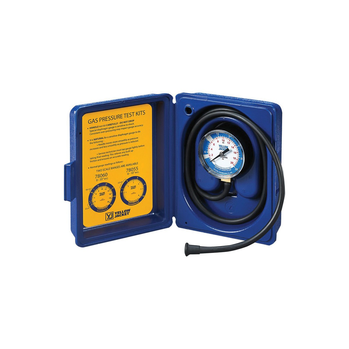 Yellow Jacket 78060 Gas Pressure Test Kit 0-35 WC | eBay
