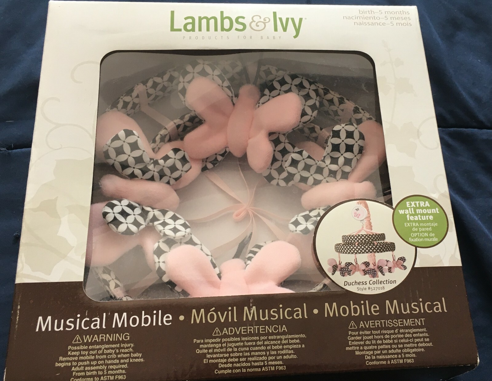 Lambs \u0026 Ivy Musical Mobile in Duchess 