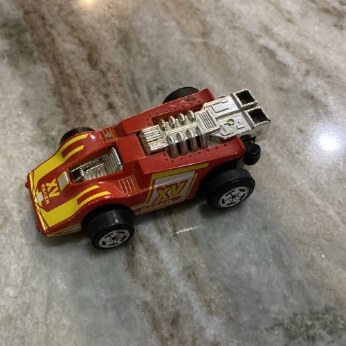 1985 Hot Wheels XV Racers Series Red Friction Motors Racer Vintage Hong Kong