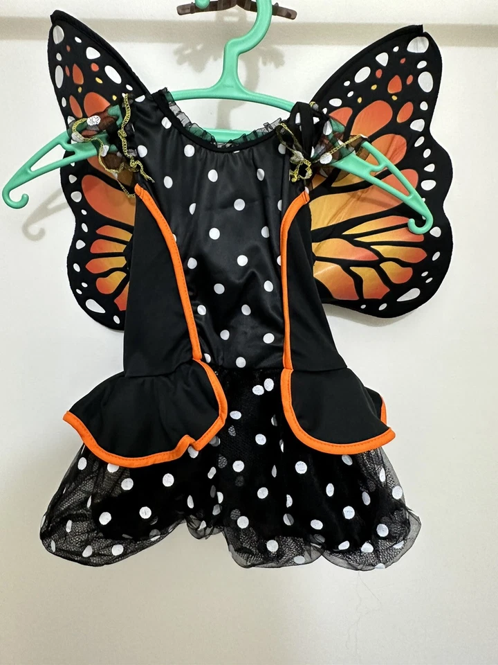 Butterfly Costume Child Halloween Costume Size Toddler 3-4 - Image 2 of 4