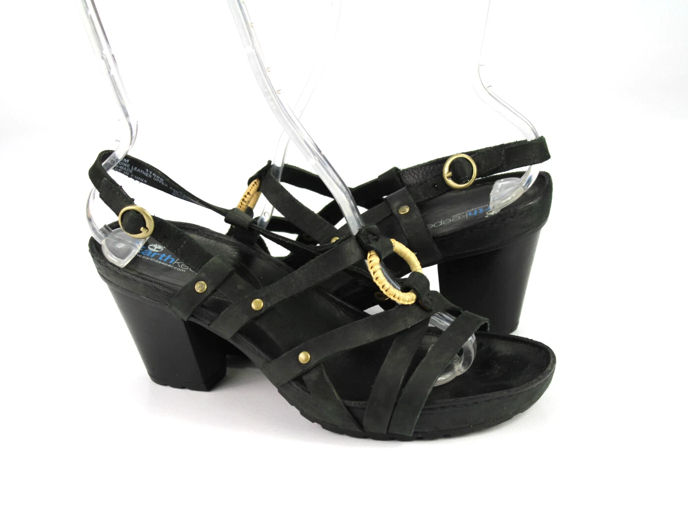 Timberland n.39 5 sandali donna sandali décolleté estivi neri i 268