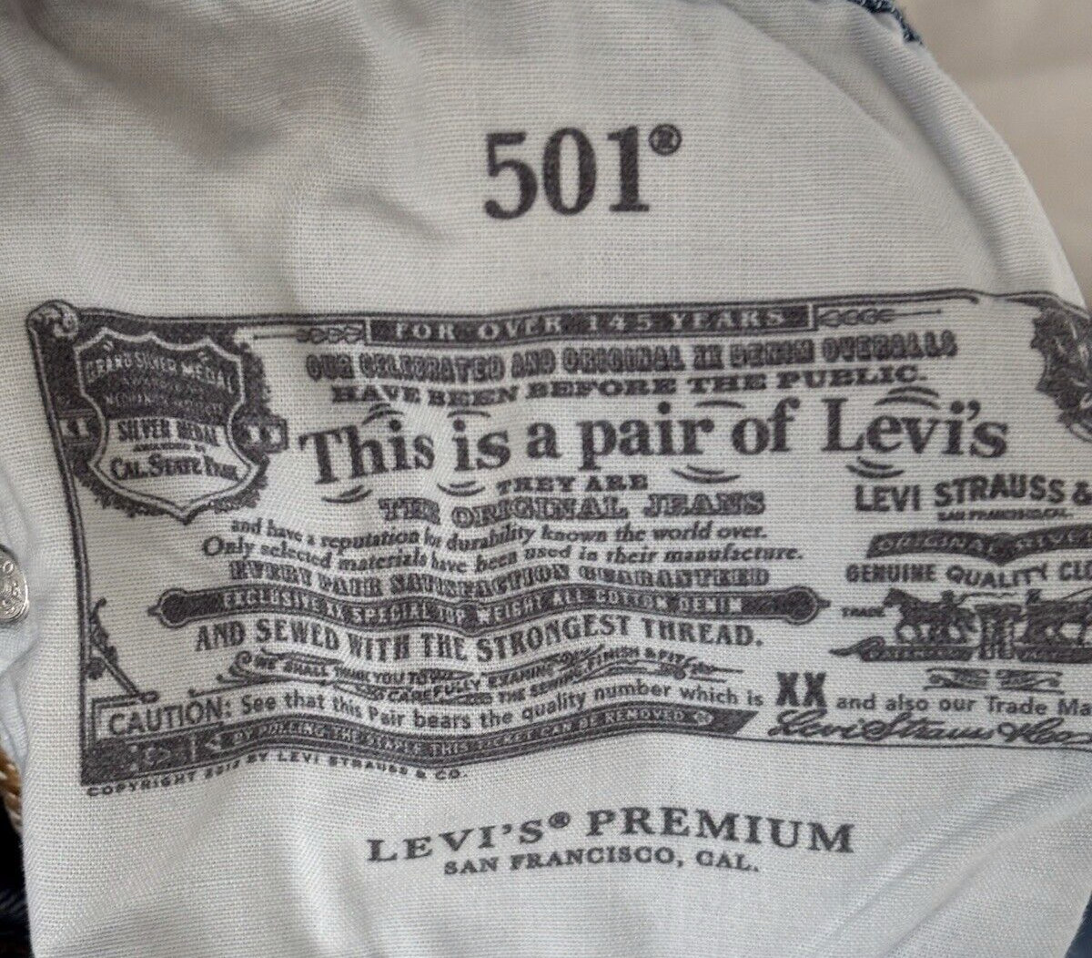 Rare Levi's 90's 501 XX Big 'E' Button Fly Jeans - Vintage Collectible image 8