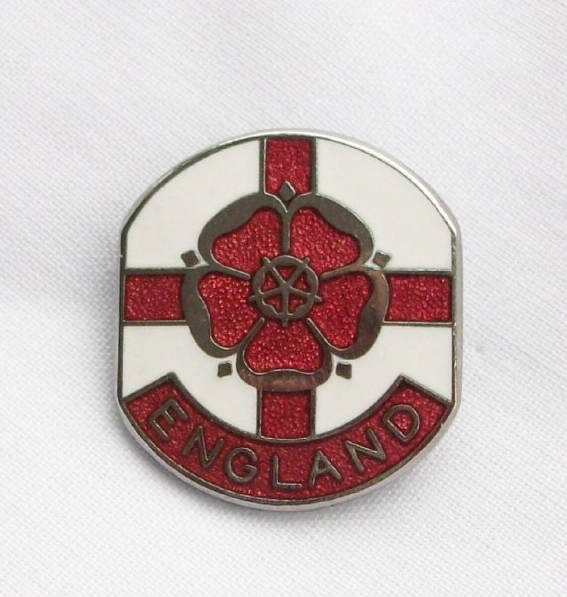 ENGLAND ROSE ENAMEL LAPEL PIN BADGE CAP BADGE