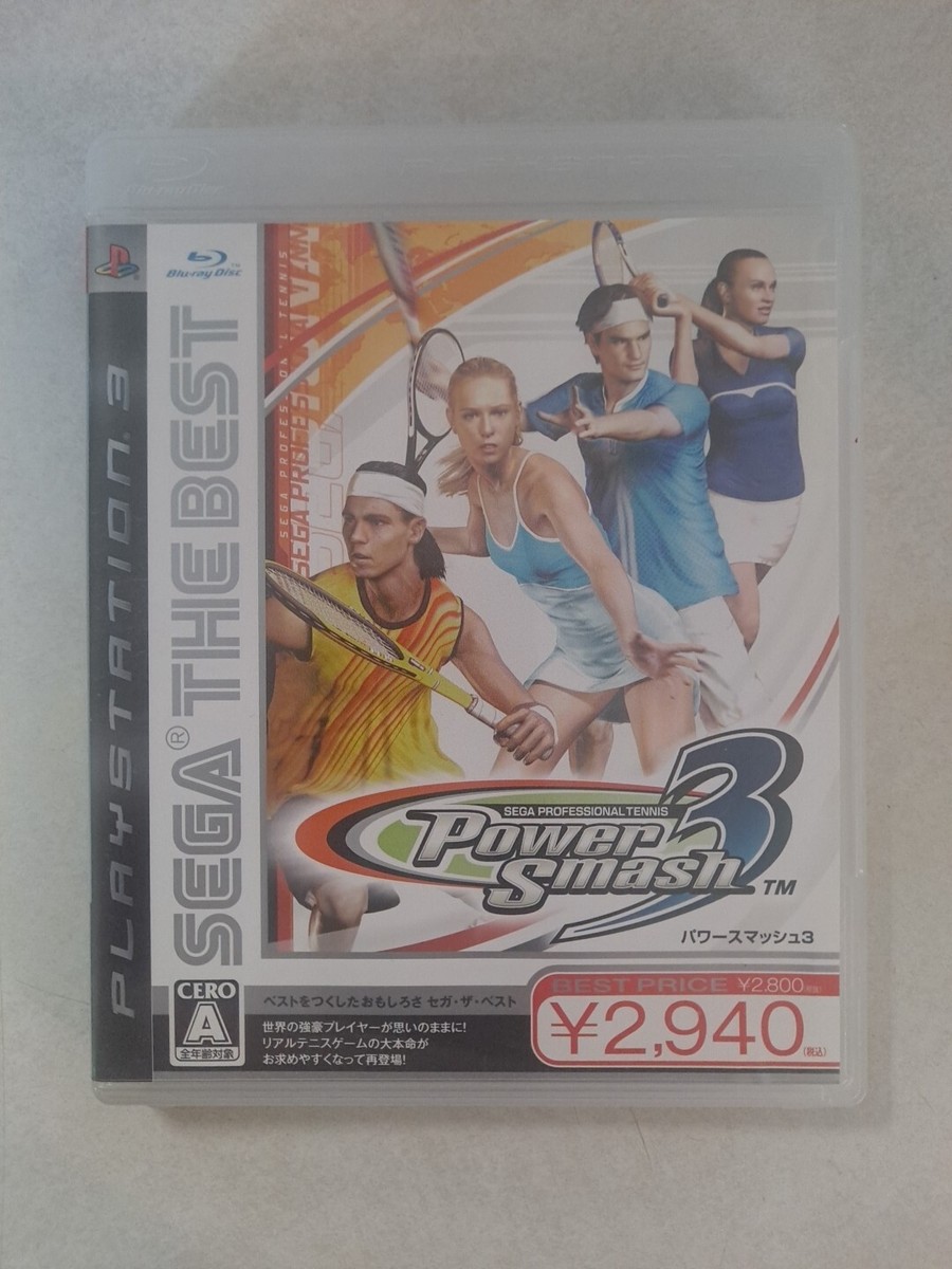 Power Smash Virtua Tennis 3 SEGA the Best PS3 Japan Import