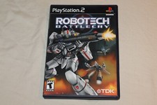 Robotech: Battlecry Sony PlayStation 2, 2002 PS2 COMPLETE REG CARD