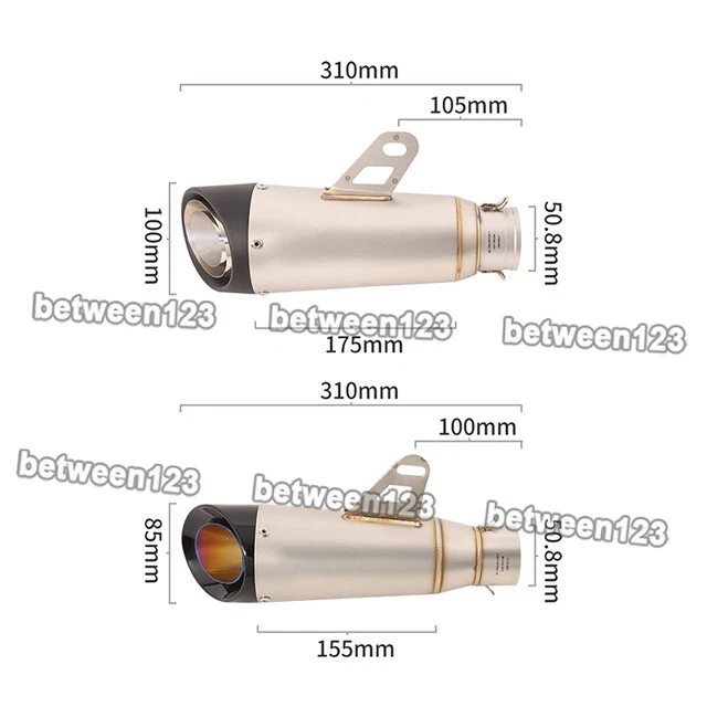 Silenciador de escape medio para Honda CB300R CB250R 2018-2025 CB300F CBR300R 2020-2025 Foto 2 de 4