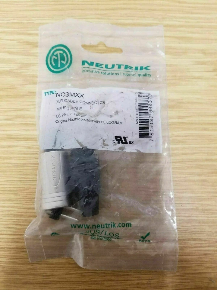 Neutrik NC3MXX - XLR male Stecker 3-polig
